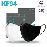 YJ 새부리형 KF94 마스크 대형 (블랙) 10개 | YJ KF94 Face Mask Black Color 10ea