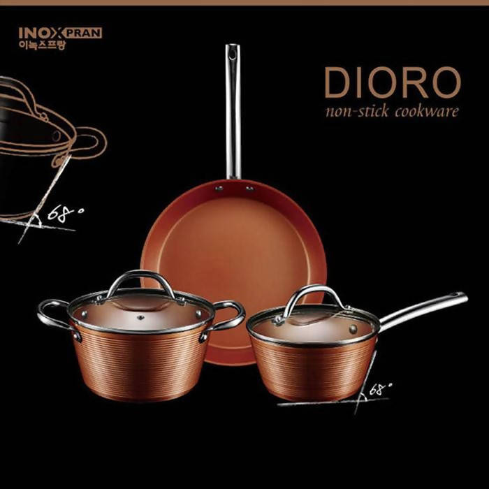 Innox Franc Dioro Brass IH Pot Set of 3