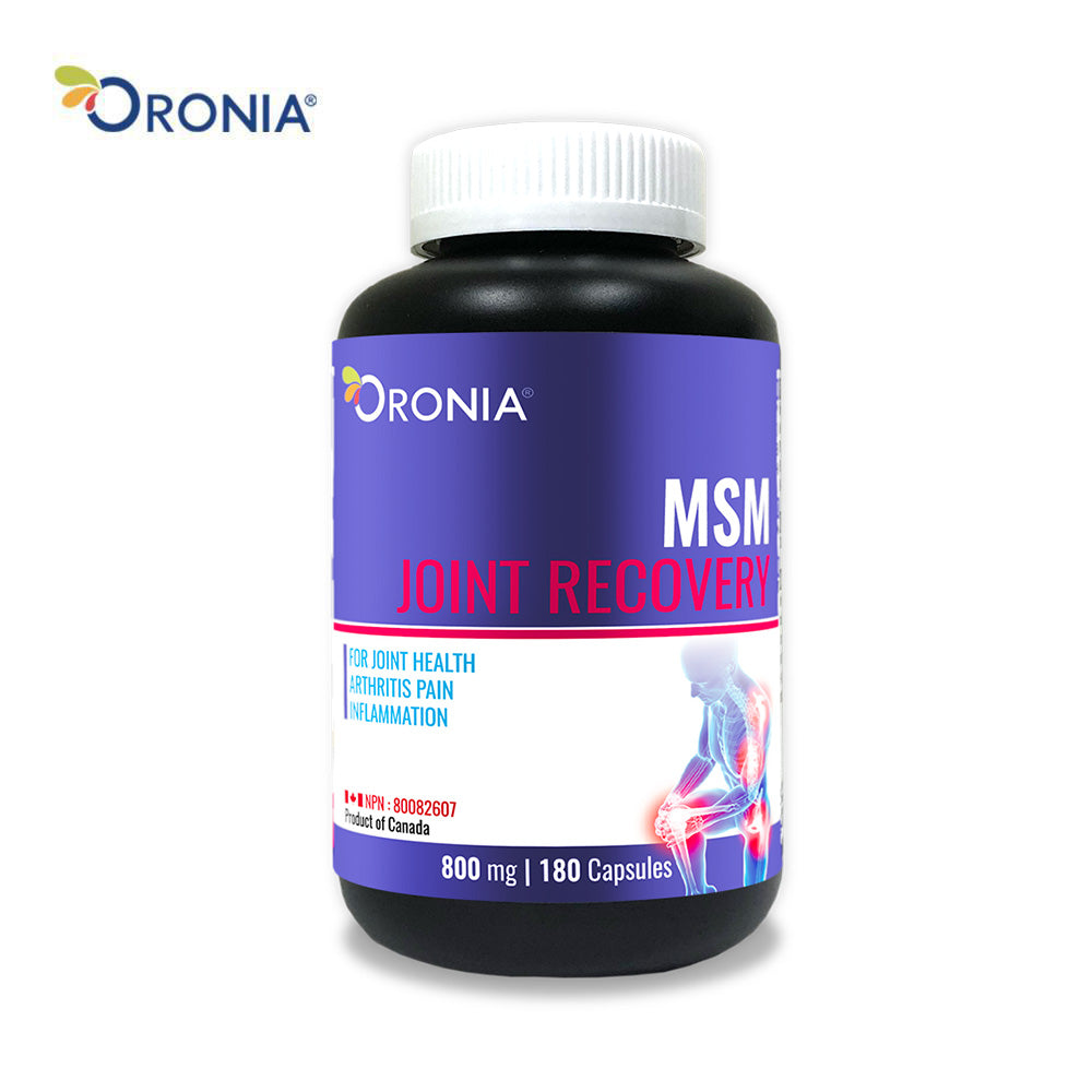 Oronia MSM Joint Recovery 800mg x 180 Capsules | MSM Joint Recovery 800mg x 180 Capsules