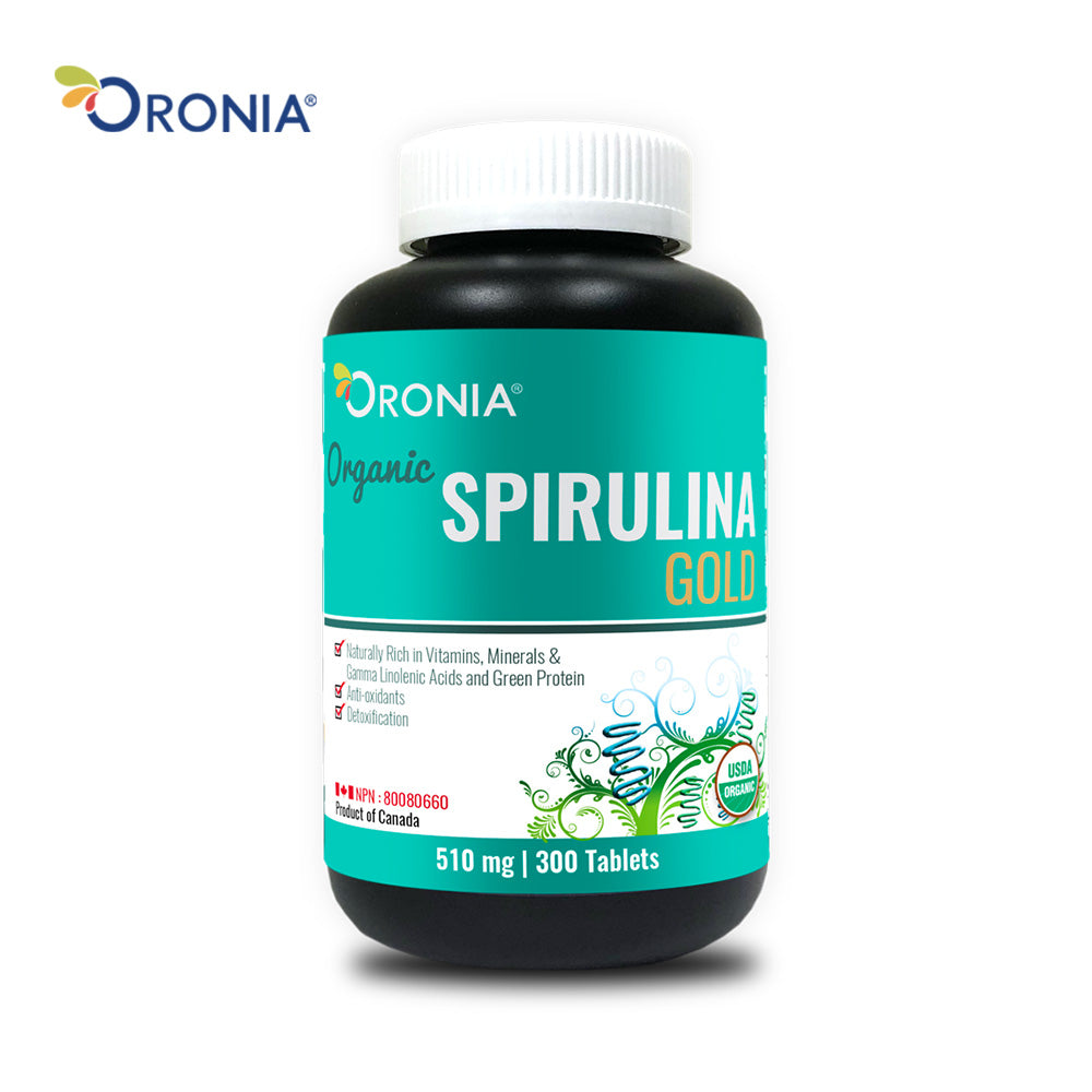 오로니아 유기농 스피룰리나 골드 500mg x 300 정 | Oronia Organic Spirulina Gold 500mg x 300 Tablets